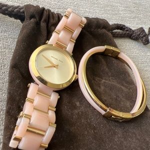 Michael kors watch and bracelet